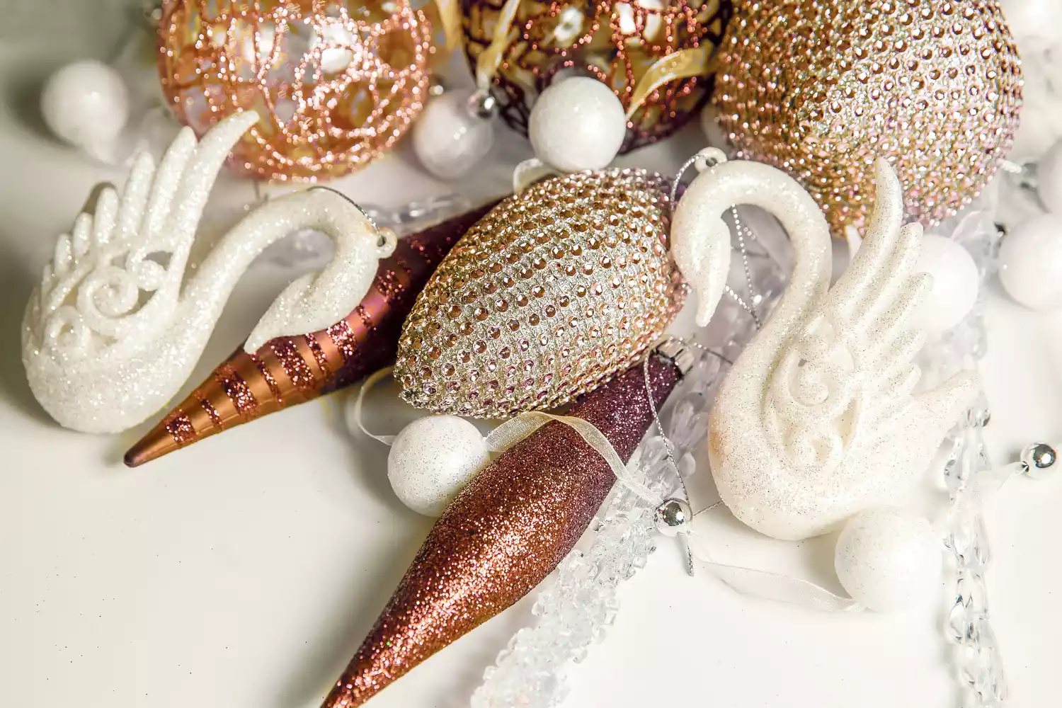 swam christmas ornaments