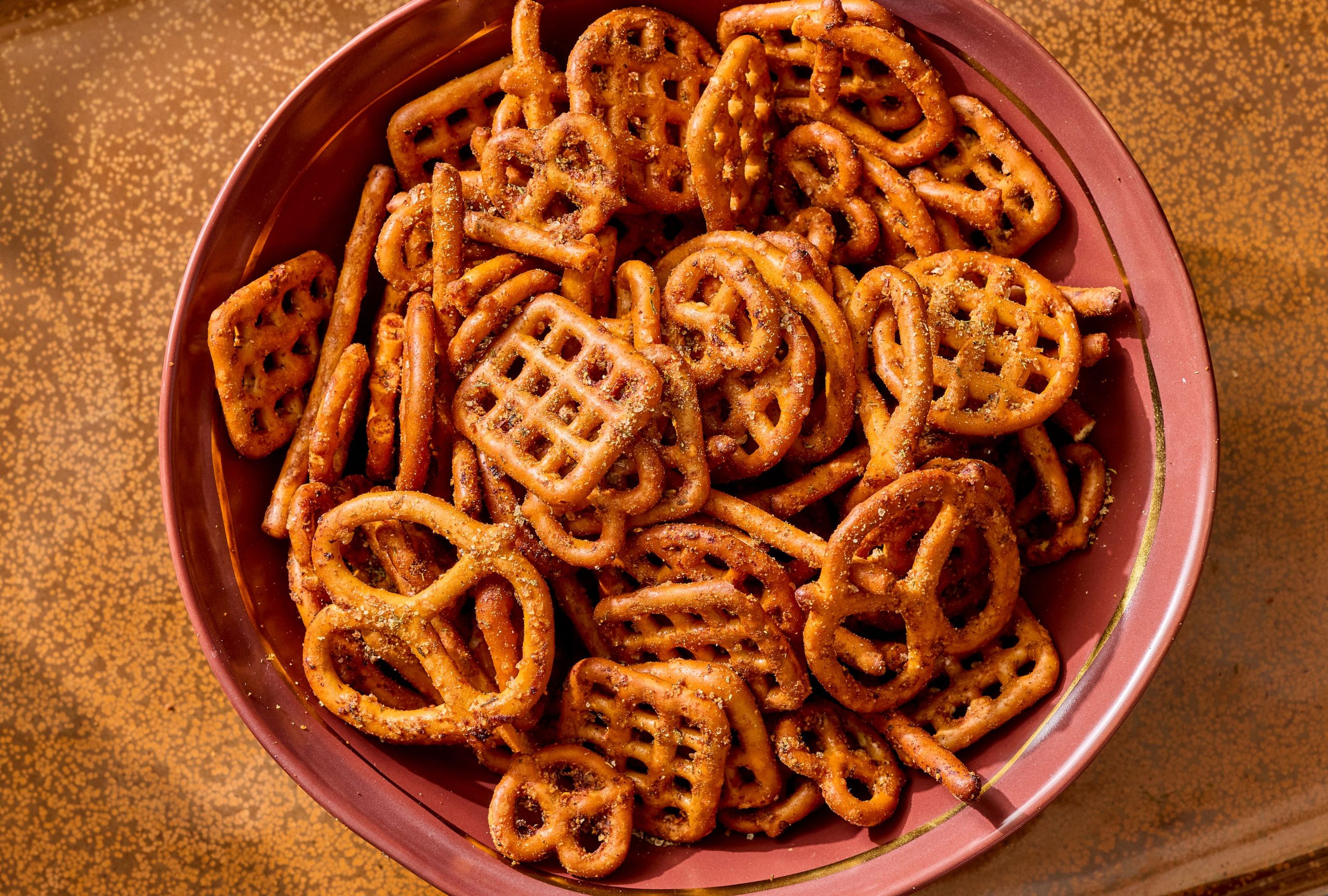 The Bloody Mary Pretzels elevate the quintessential brunch beverage to a deliciously addictive snack.