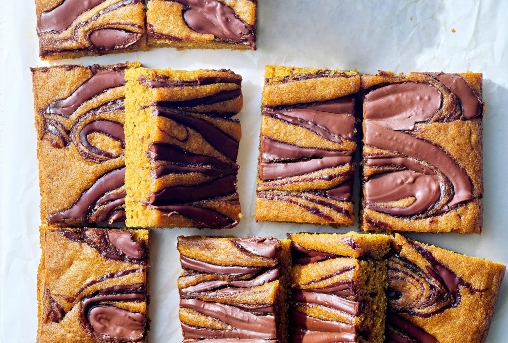 Nutella Pumpkin Spice Bars