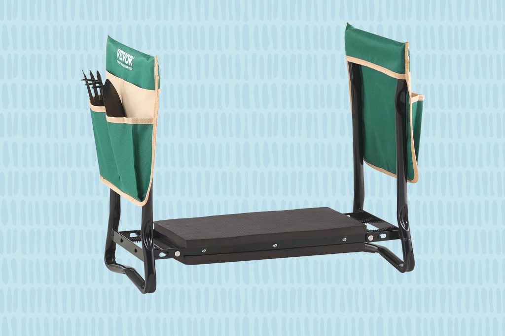 VEVOR Folding Garden Kneeler and Seat Heavy Duty on blue background