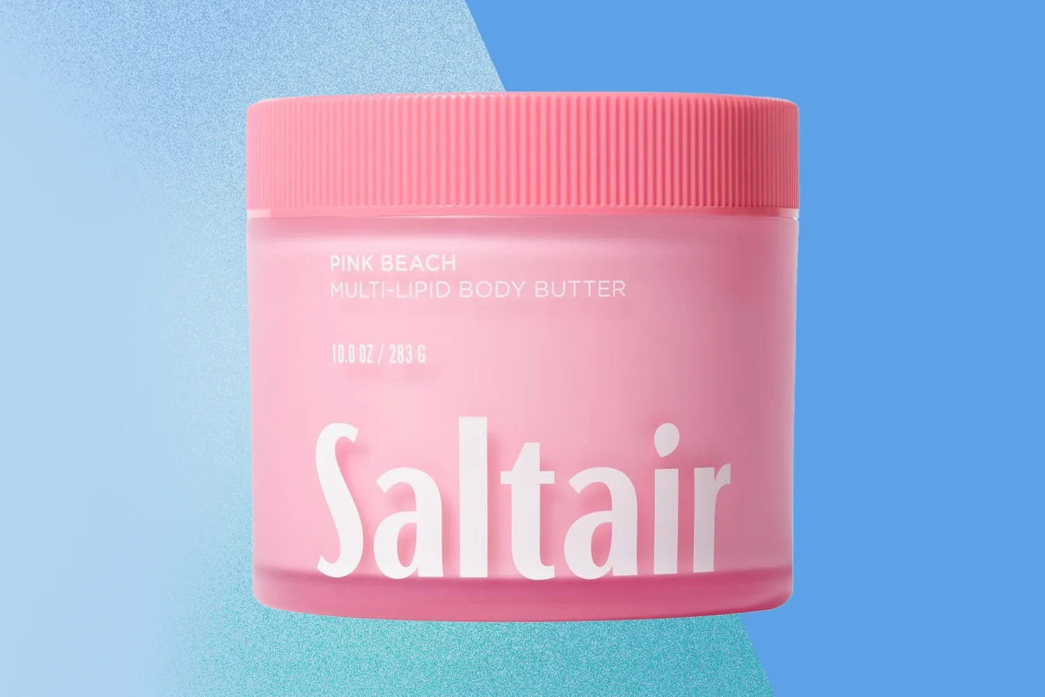 Saltair Multi-Lipid Body Butter on a blue background