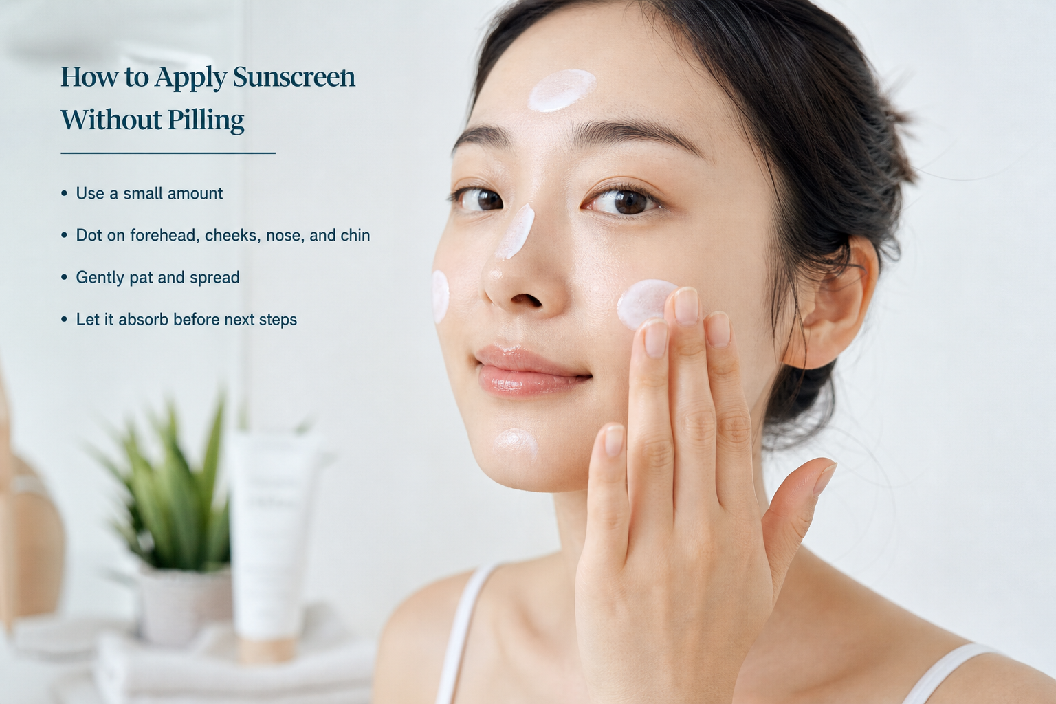 how to apply how to use sensitive skin without pilling