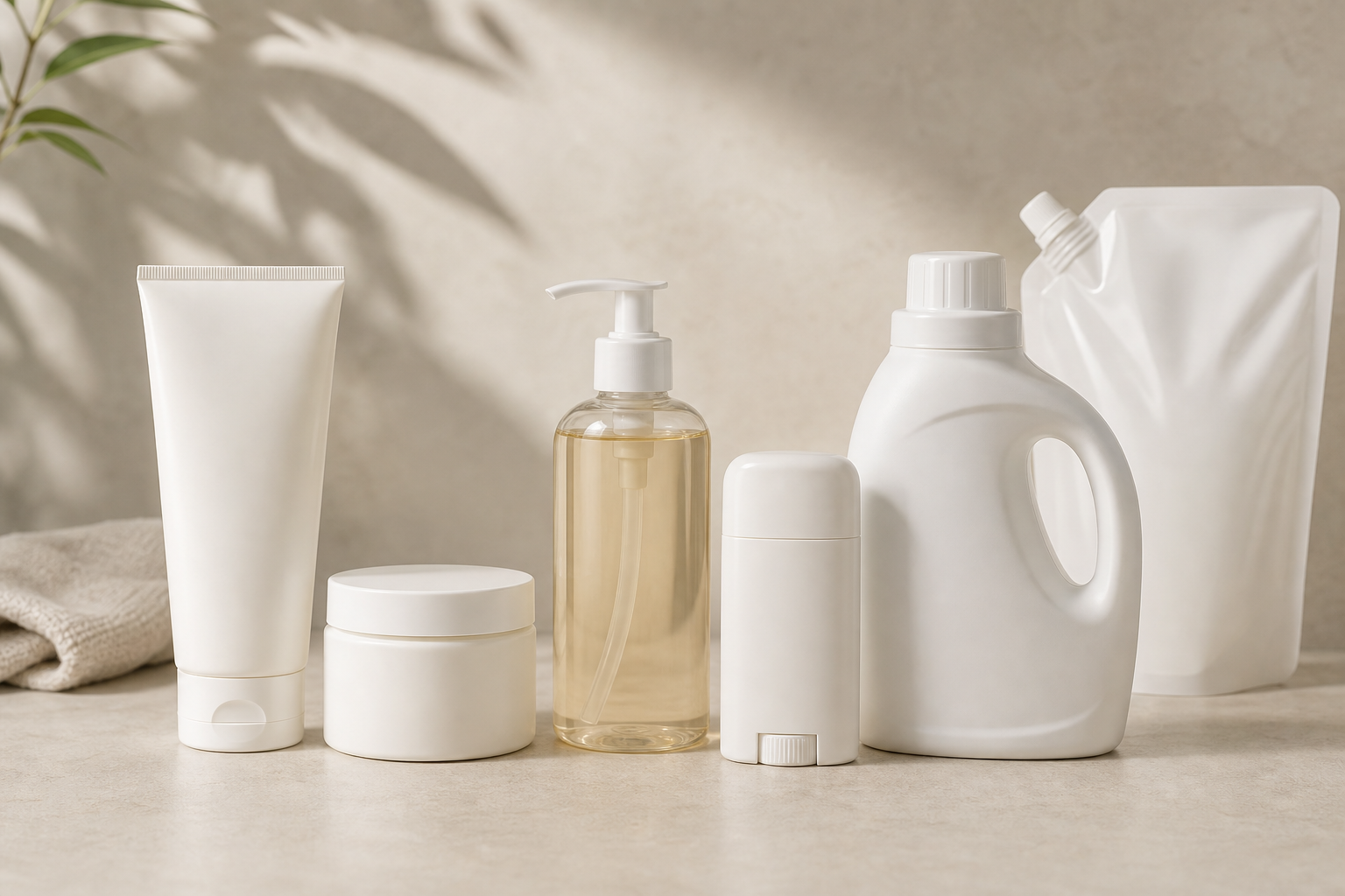 Sensitive skin cleanser moisturizer body wash deodorant and laundry detergent routine
