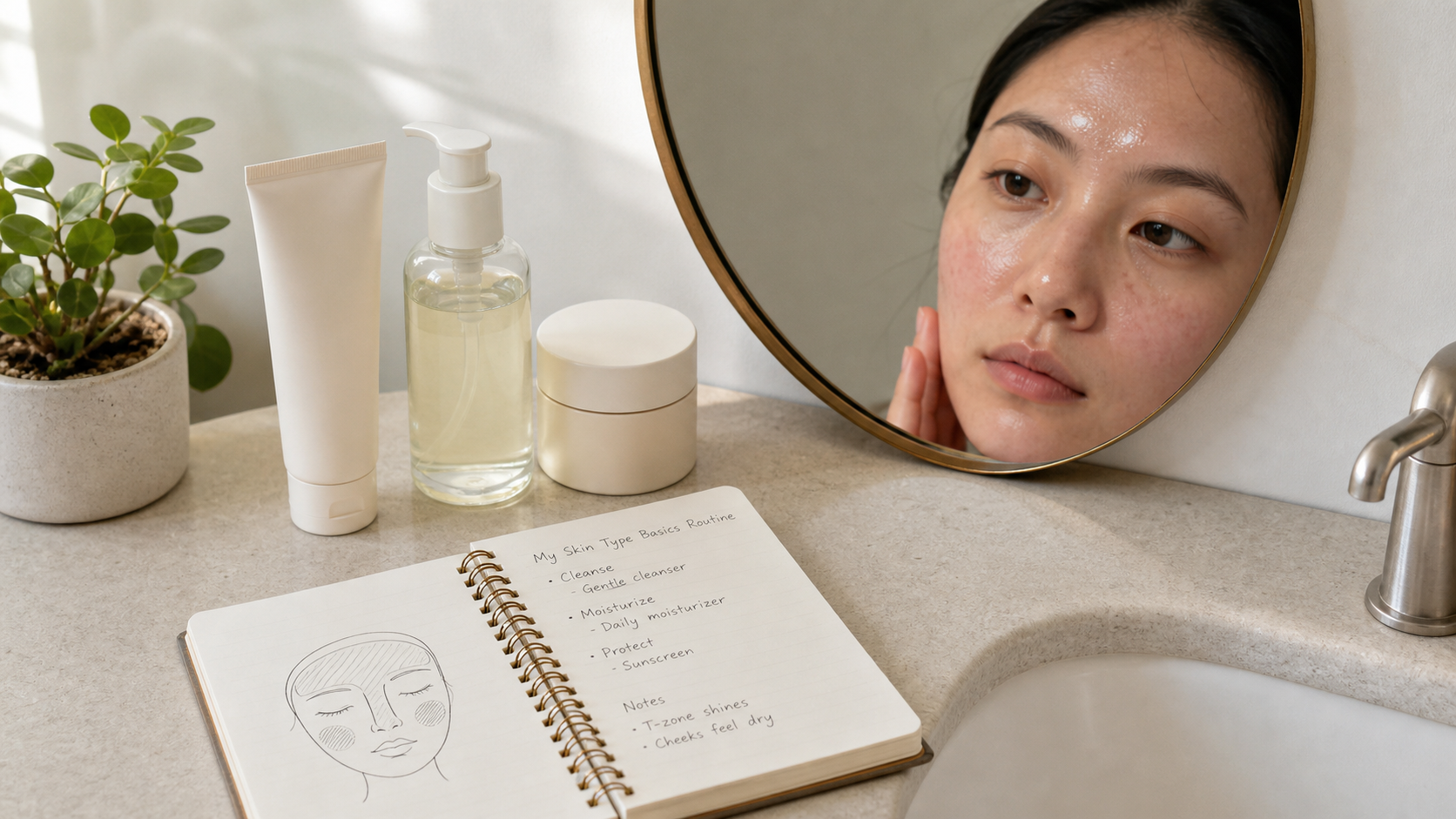 skin type basics routine